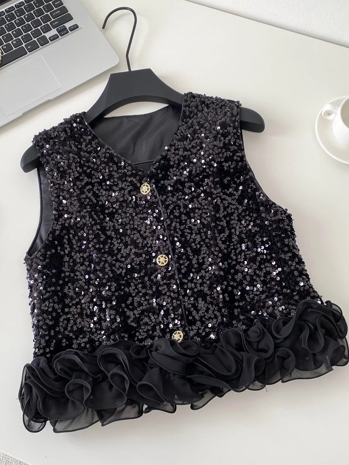 Paradise is calling soft waist coat COA167 images